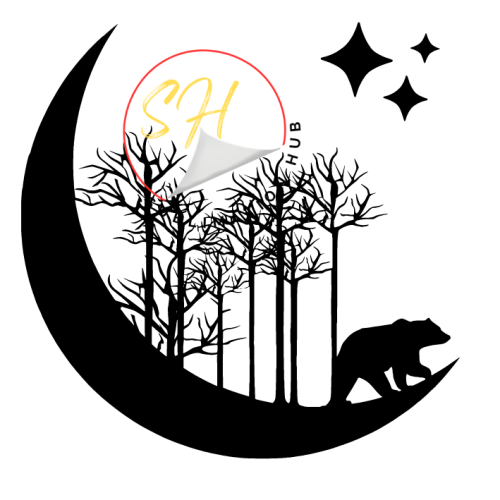 Bear and Moon