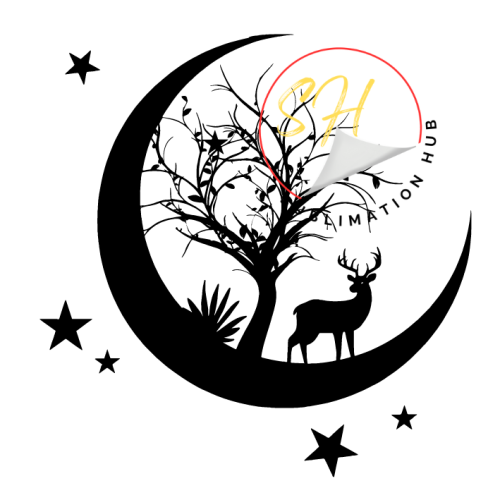 Deer and Moon